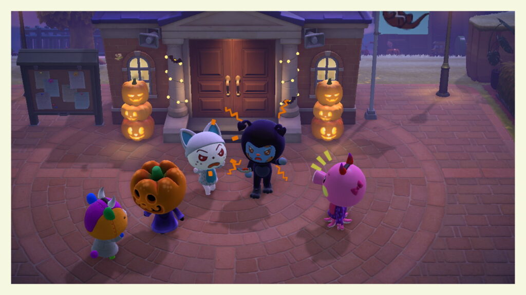 ACNH popular villagers resident services Halloween Night