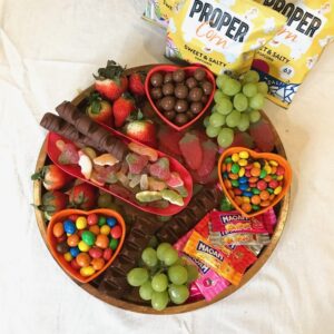 Movie night snack board